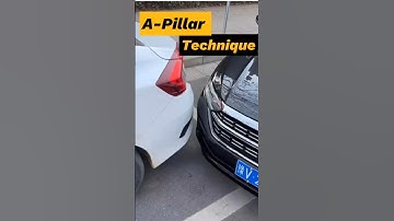 How to Judge Car Distance Using the A-Pillar #cardrivingtips #automobile #shorts