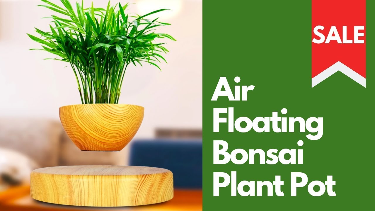 Magnetic Levitation Air Floating Bonsai Plant Pot