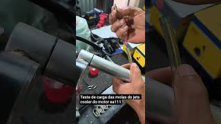 Teste de carga das molas dos jets cooler do motor ea111