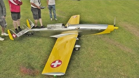F+W C-3605 SCHLEPE - ALPINE ANTEATER TURBO PROP RC TUG PLANE GAS TURBINE ENGINE - WESTON PARK - 2025