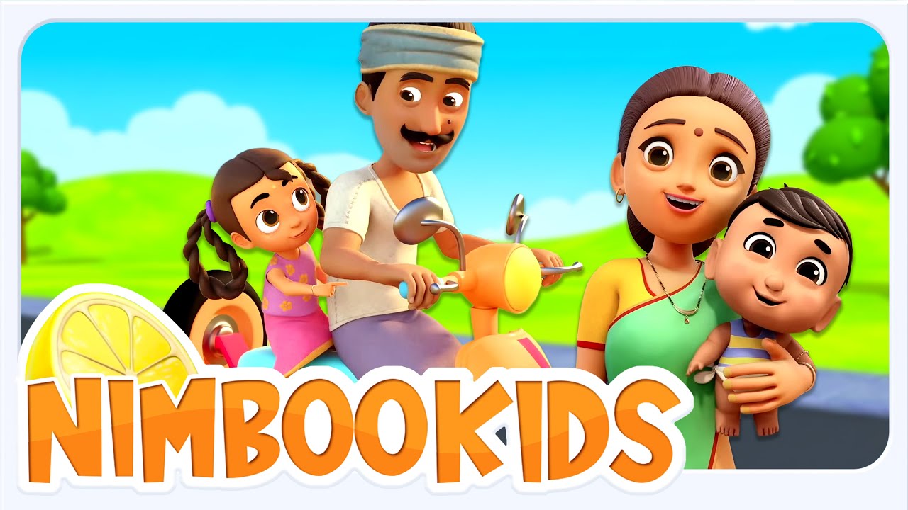 Papa Ka Scooter, पापा का स्कूटर, Pani Puri Song + Hindi Baby Nursery Rhymes and Cartoon Videos