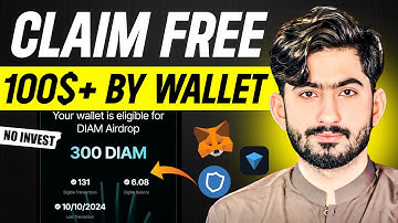 Claim $DIAM Airdrop Using Web3 Wallets | Earn WeWe Coin From WaveWallet