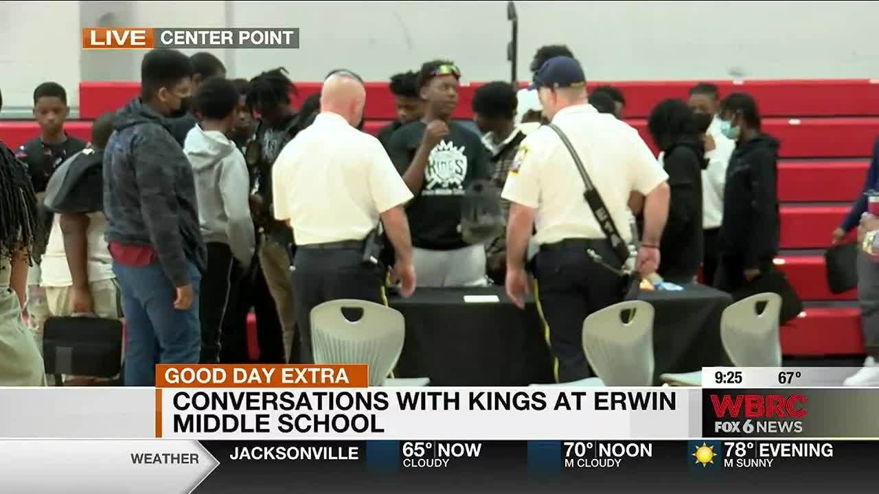 Conversations with kings at Erwin Middle School YouTube