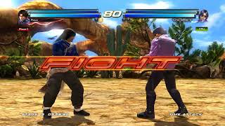 Tekken Tag Tournament 2 Time Attack - Lei Wulong &amp; Marshall Law (RPCS3)