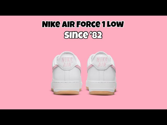 Nike WMNS Air Force 1 Low Since 82 White Burgundy (2022)