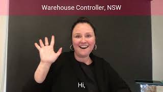 Warehouse Controller, NSW