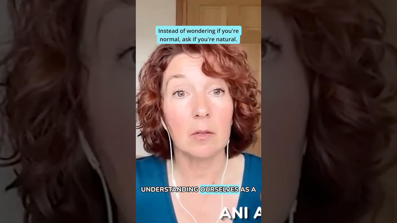 Replace 'Am I normal ' with 'Am I natural '
