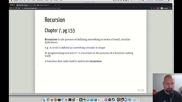 C++ Recursion and File IO - VCU INFO 450 - Spring 2020 Week 11