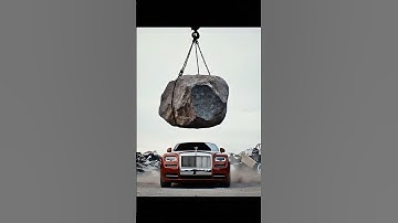 Rolls Royce Crash Test - Will It Survive? #rollsroyce #ai #veo3 #crash #car