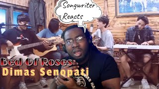 Video thumbnail of "Dimas Senopati Bon Jovi - Bed Of Roses ( Acoustic Cover ) | SONGWRITER REACTS (FIRST TIME HEARING)"