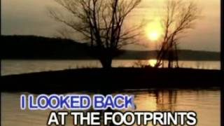 Video thumbnail of "Footprints In The Sand Praise Song (Karaoke)"