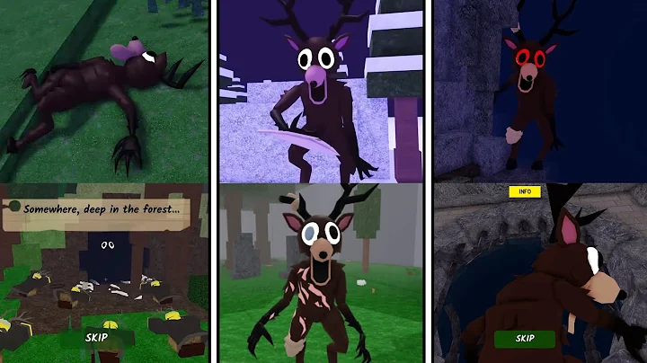 99 Nights in the Forest - All Deer Story Cutscenes & Extra Cutscenes | JUMPSCARE