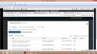 Host Decommission and Recommission in Cloudera Cluster and Running Inspector