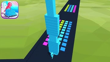 Stack Colors 🌈 ⭐️❤️‍🔥 MAX SCORE All Levels Gameplay Walkthrough Android, iOS NEW UPDATE!!