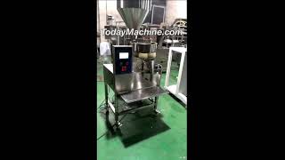 Automatic Double Heads Volumetric Cup Coffer Bean Particle Granule Bottle Filling Machine Grain Food