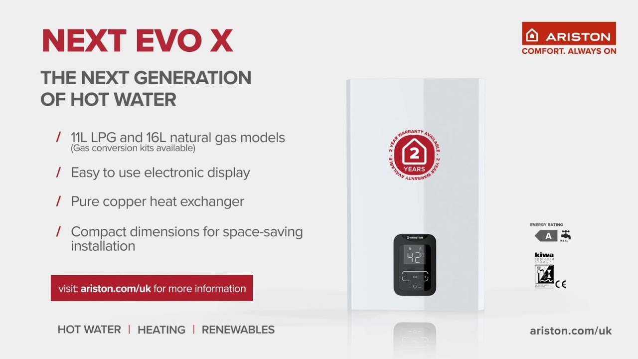 Next Evo X - Product Overview - Ariston UK - YouTube