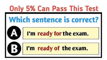 Mixed Grammar Quiz: Only 5% can pass This Test