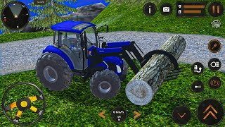 Tractor Driving Pro: Forest - Traktör Sürüş Simülatör Oyunu - Android Gameplay screenshot 4
