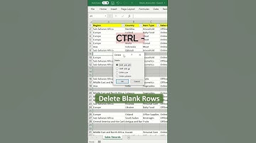 How to Delete Blank Rows in MS Excel | Excel Data Cleanup