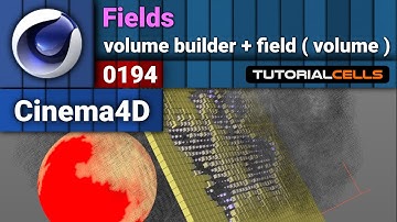 0194. volume object field and how to use field with volume builder in cinema 4d