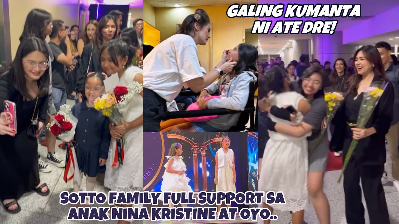 ANAK NINA OYO AT KRISTINE HERMOSA NA SI ATE DRE GALING KUMANTA NAIYAK ANG BUONG SOTTO FAMILY