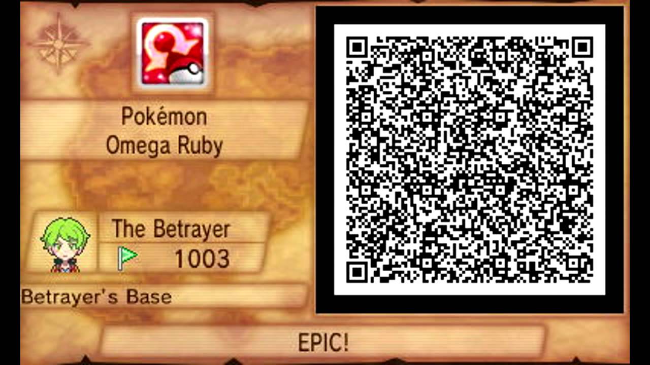 Pokemon Alpha Sapphire Secret Base Qr Code By Boredcollegegirl