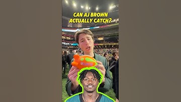 AJ Brown Has Fast Hands! 👐 #SuperBowl