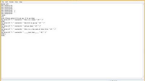 ( Batch file ) How to make a menu (only use bg.exe)