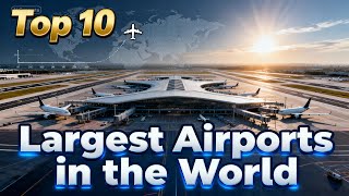 Top 10 Largest Airports in the World 2025 | Massive Mega Airports Ranked!