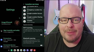 Samsung Galaxy Turn off Bluetooth Scanning and Wifi Scanning to improve battery life