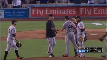 Matt Moore - ONE OUT AWAY FROM NO HITTER (Giants vs. Dodgers)