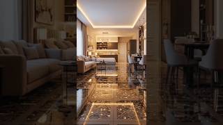 Luxury Studio Loft Floor Transformation | Geometric Metallic Epoxy Resin Timelapse ✨#trending #ai