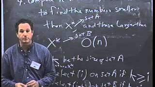 Finding the Median of n Numbers in O(n) Time