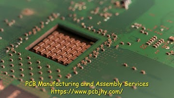 Closeup video of a motherboard microchips