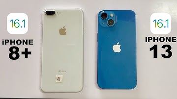 iOS 16.1 iPhone 8 Plus vs iPhone 13 - Speed Test!