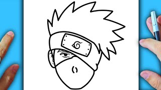 CÓMO DIBUJAR A KAKASHI | NARUTO