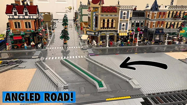 Building An ANGLED ROAD For The LEGO City!