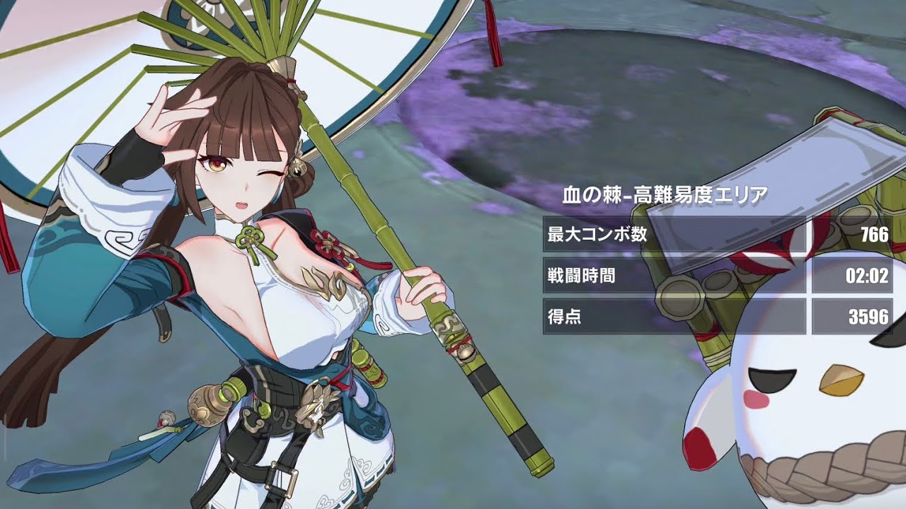 崩壊3rd】Ver8.2 超弦空間 寂滅 スコア3596：HL553 識の律者(血