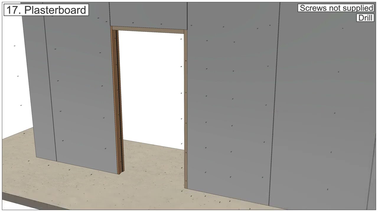 Portman Pocket door systems Installation video YouTube