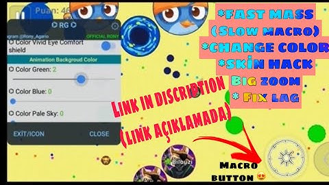 Agar.io  2.17.3 NEW Mod Menu MACRO & Big Zoom & DNA & Skin Hack for Android ( Agar.io Mobile )