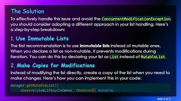 How to Fix ConcurrentModificationException in Android with LiveData
