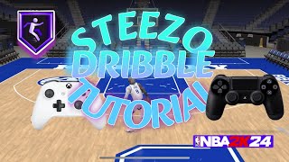 #1 GLITCHY STEEZO DRIBBLE TUTORIAL FOR BEGINNERS WITH HANDCAM ON NBA2k24