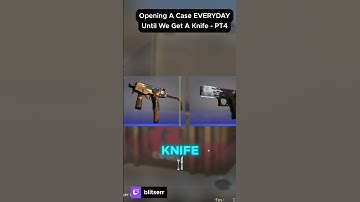 Opening A Case EVERYDAY Until We Get A Knife Day 4 #shorts
