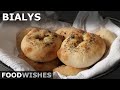 Bialys  new york city style bagelshaped polish buns  food wishes