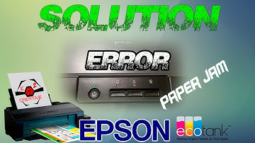 HOW TO FIX EPSON L1300 PAPER JAM