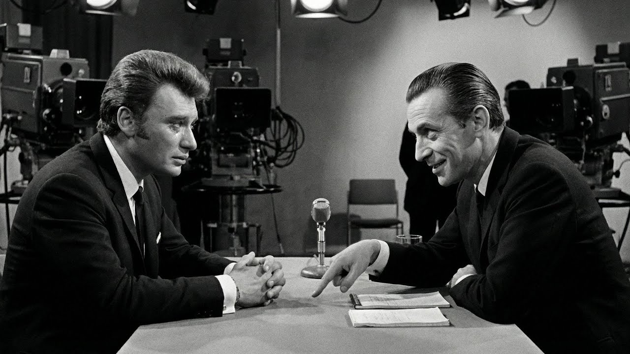 Un animateur TV tente d’HUMILIER Johnny Hallyday en direct — sa réponse met fin au segment