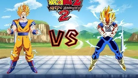 Dragón ball shin budokai 2 : goku ssj2 vs vegeta ssj2