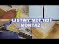 Listwa przypodłogowa MDF, cięcie, montaż, maskowanie łączeń.