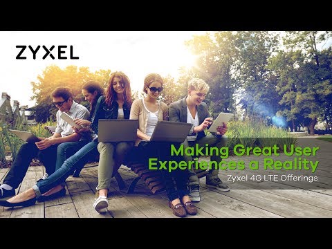 Zyxel 4G LTE Mobile Solutions at 5G World 2017