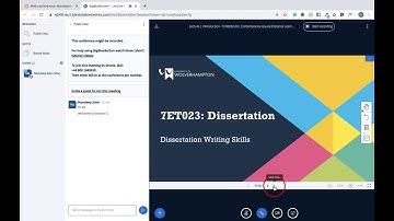 Using BigBlueButton on Canvas for Conferences and Lectures